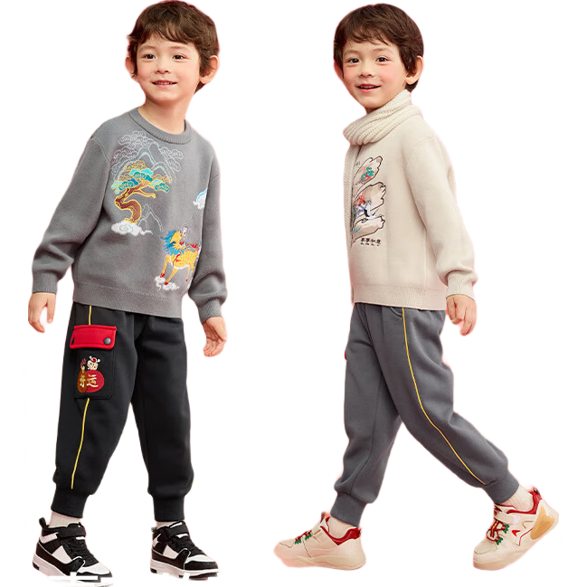 ��������ͯװ��ͯ������ͯ����Ůͯ�����ﶬ2025�������ſ㳱208125108205 79.9Ԫ