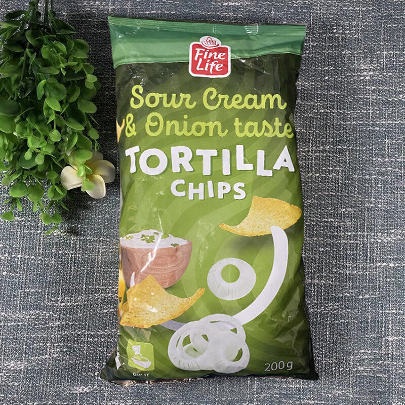 德龙超市比利时荟食FINE LIFE玉米片辣味 200g 原味 200g