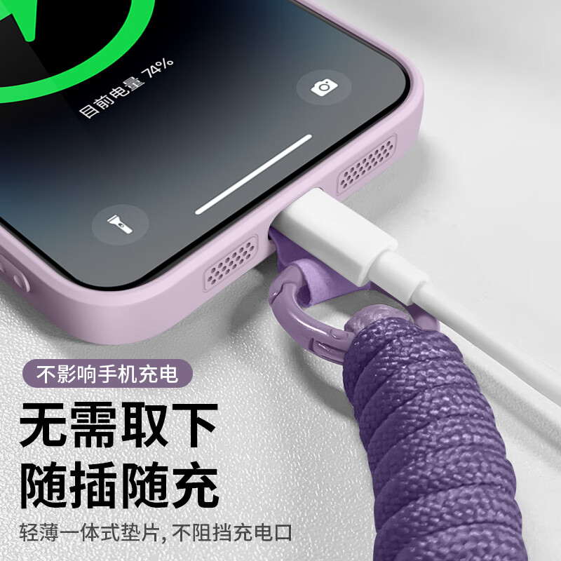 初黎适用于苹果16promax手机壳iPhone16保护套15女plus系列12全包14镜头防摔13高级感11的小众挂绳腕链 粉色鎏金花枝灯笼送手提挂绳 iPhone其他型号