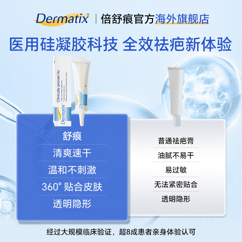 倍舒痕官方原装进口祛疤膏凝胶疤痕修复专用硅酮 【大容量-刨腹产疤痕修复】舒痕30g-经典配方
