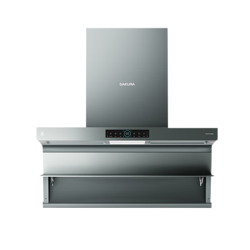 樱花抽油烟机顶侧双吸家用25m³变频大吸力体感操控电热自清洗一级能效油烟机燃气灶套装默认发天然气 PQE02+JGE06【5.2KW聚能猛火】