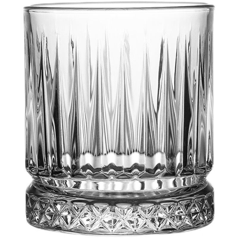 PJ新款豪华威士忌酒杯纹中式耐高耐热加厚二两洋酒酒专用杯 主图款