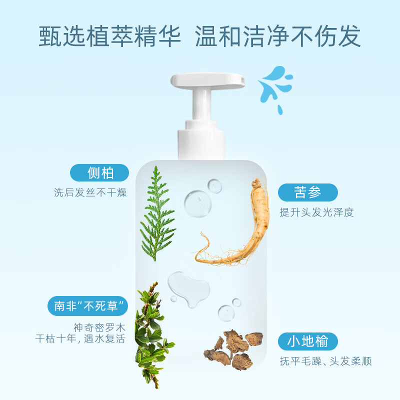 露科乐(Glucklich)儿童洗发护发 沐浴露 3-12岁儿童专用洗发液无刺激 男女童适用 儿童洗发护发+儿童泡泡沐浴露