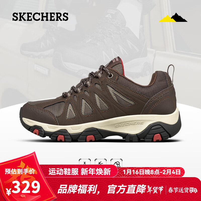 ڲ˹棨SkechersʿͽЬﶬů˶Ьĥ׷ˮɽЬ BRNɫ/ɫ 40329Ԫ