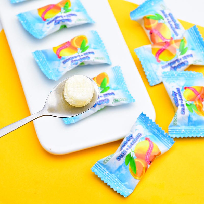 马来西亚进口可康咸柠檬糖150g*2袋补充盐份咸味糖零食品糖果 2袋咸