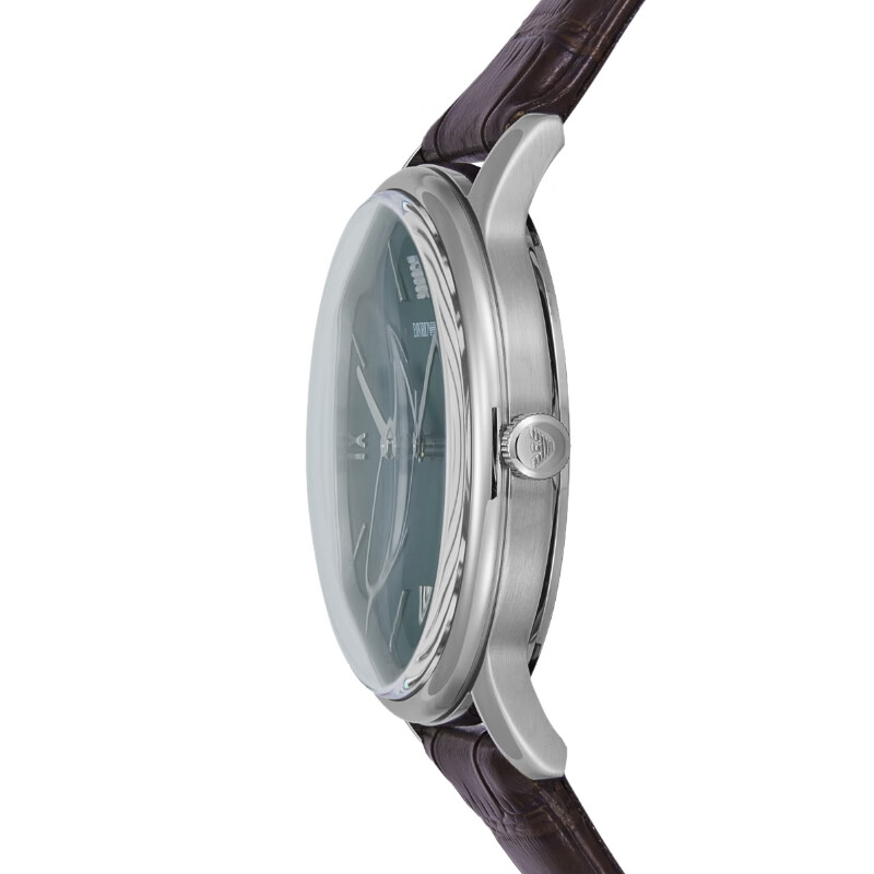 EMPORIO ARMANI官方正品男士手表大表盘石英表商务休闲手表男送生日礼物 绿色AR11672 32mm