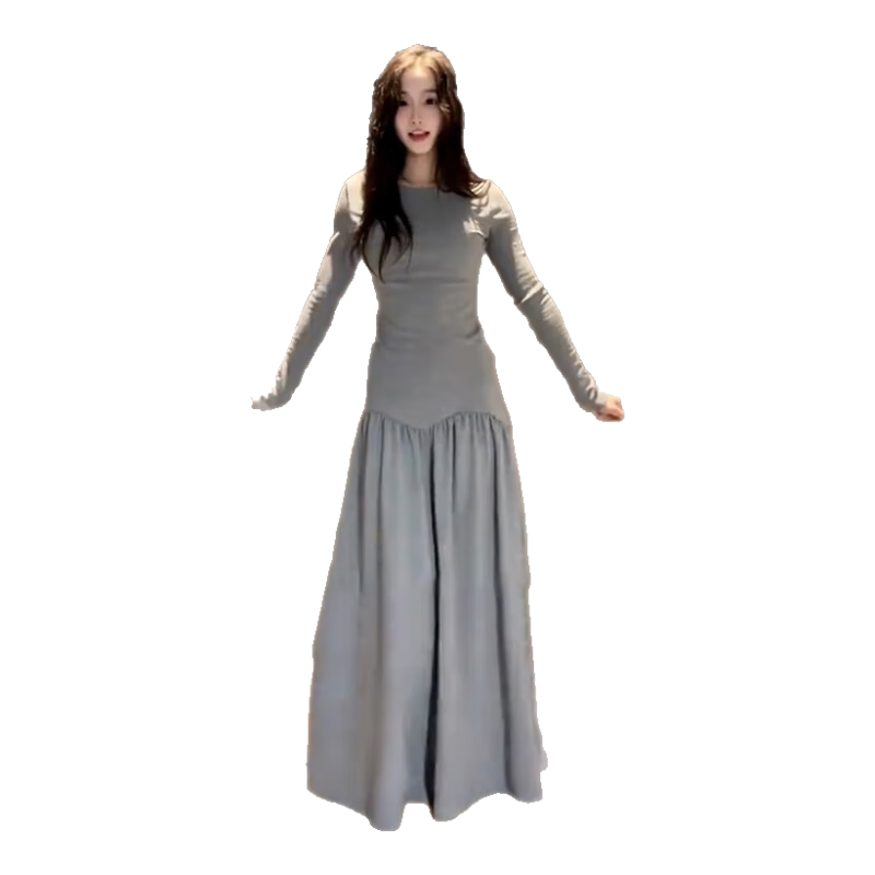 ������һ���붬���ȹ������ڴ�������ȹ��Ůװ�ﶬ2025�¿�ֹ��ȹ ��ɫ��װ M 45/55kg