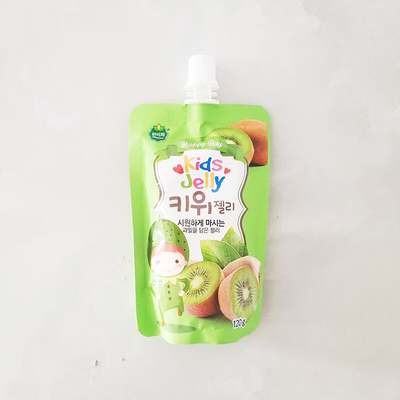 风鲜仓韩国进口网红韩美禾可以喝的吸吸果冻儿童休闲零食多种果味袋装 猕猴桃味6袋