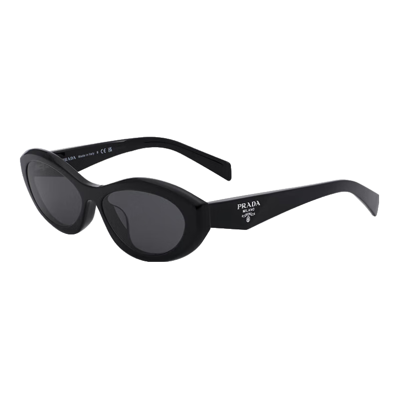 普拉達(PRADA)時(shí)尚太陽(yáng)鏡眼鏡框男女款網(wǎng)紅明星款貓眼窄框墨鏡26ZSF 16K08Z 56