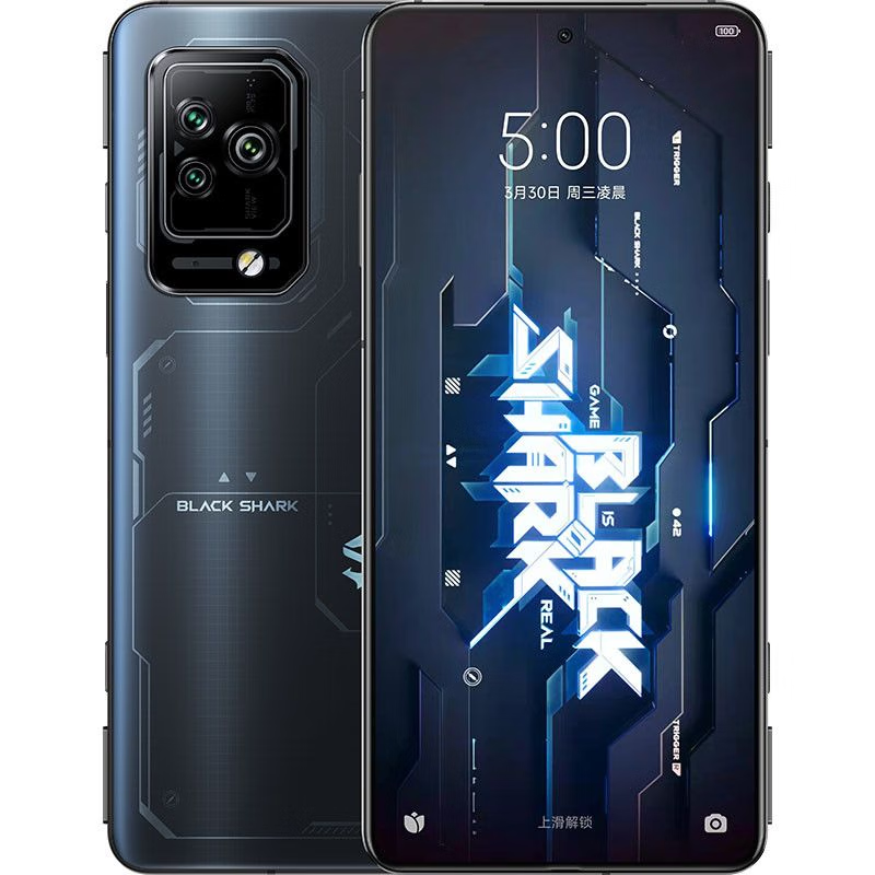 黑鲨5 Pro 新款手机 BLACKSHARK/黑鲨 5 骁龙8 Gen1 陨石黑 套餐一 黑鲨 5 Pro x 16GB+512GB
