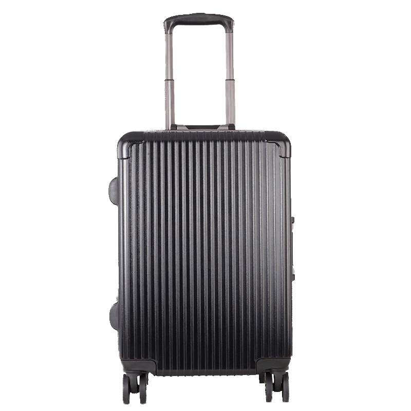 威豹拉杆箱女大容量万向轮行李箱男铝框登机箱旅行箱密码箱 矿物灰(微音万向轮,推拉丝滑省力 22英寸 托运箱3-6天中短途游