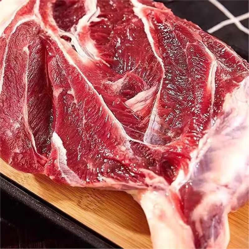 顺丰包邮新鲜腱子肉火锅食材整块食材国产金钱腱低脂农家散养食材 精选腱子肉 4斤