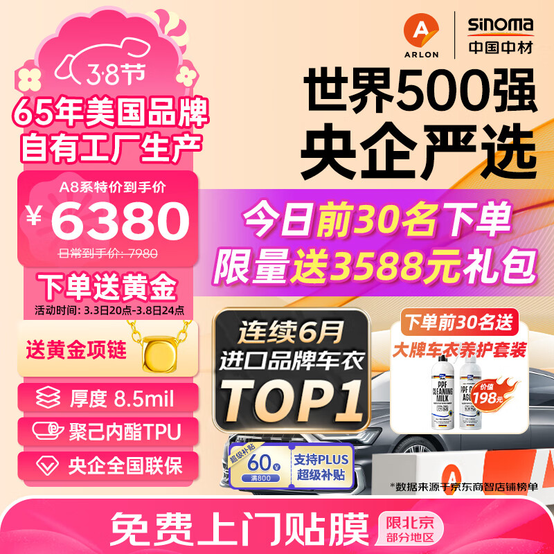 ARLON������������tpu���γ���ȫ��Ĥ����Դ����͸�����汣��Ĥ�������β����޸�����Ʒ�ư���װA8