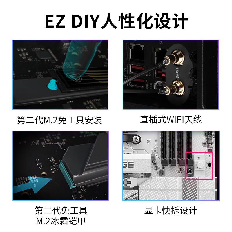 微星 MPG B850 EDGE TI WIFI 7刀锋钛 图 5
