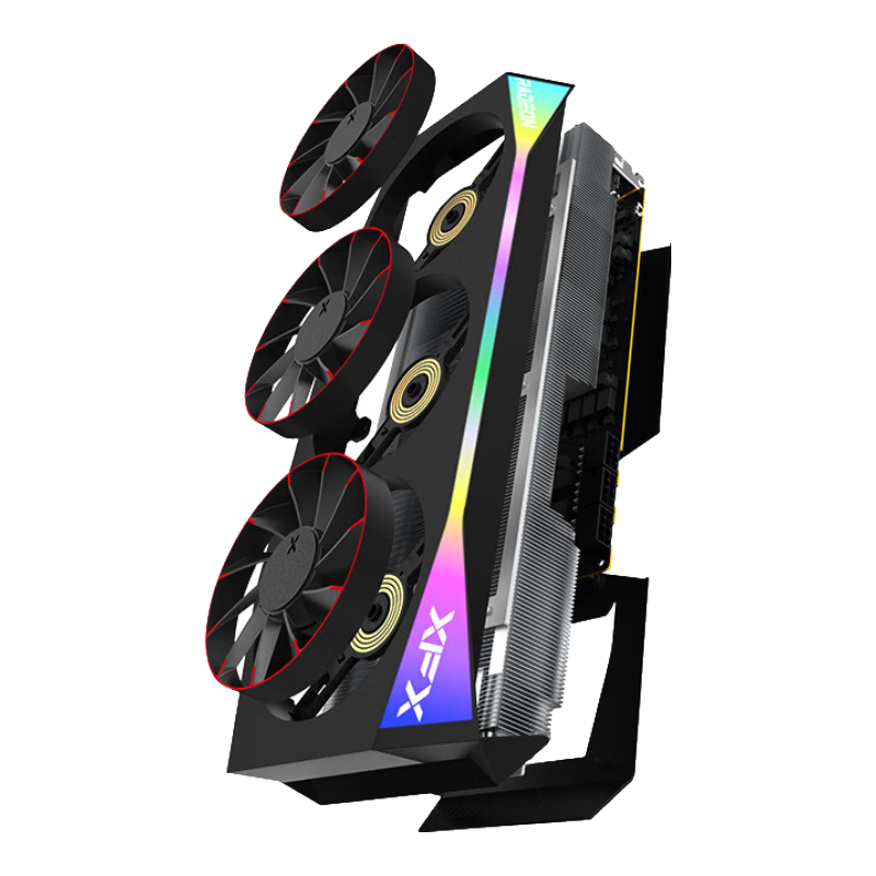 訊景（XFX）AMD RADEON RX 9070 XT OC 鳳凰涅槃 16GB 全新電競(jìng)游戲設(shè)計(jì)智能學(xué)習(xí)臺(tái)式電腦獨(dú)立顯卡