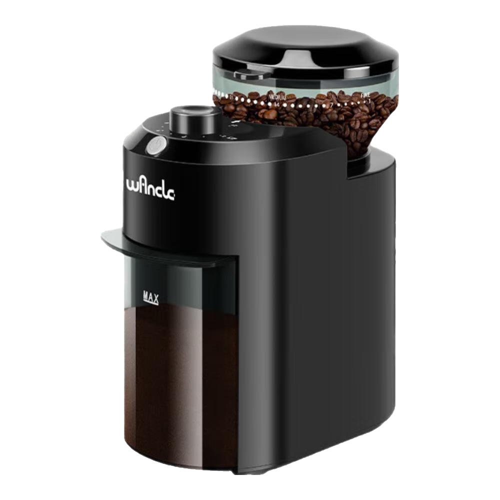 WANCLE LIFE 萬可生活咖啡豆磨豆機(jī)家用電動咖啡研磨機(jī)小型咖啡磨豆器辦公室家用 黑色 咖啡磨豆機(jī)C1國標(biāo)220V（中國CN)