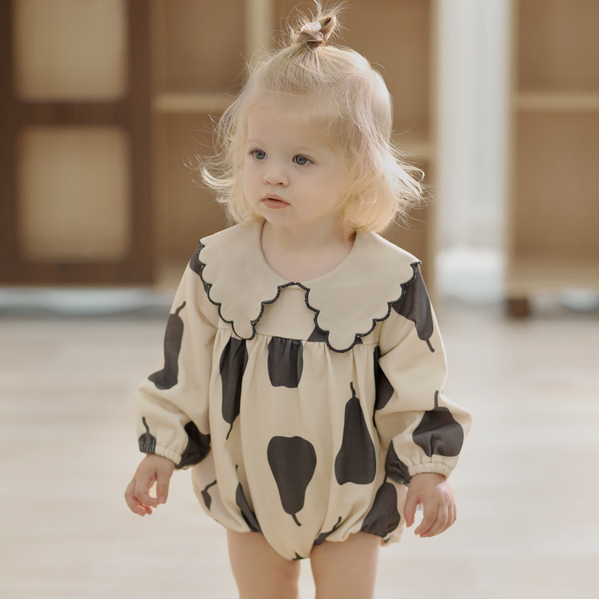 巴厘小猪宝宝春装女宝甜美可爱男宝潮酷帅气卫衣 梨园 66cm