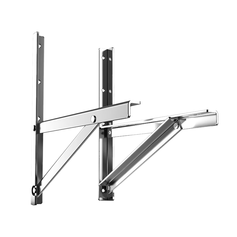 普湃（PURPAVWINNER）不锈钢空调外机支架适用美的海尔奥克斯华凌TCL海信格力小米挂机空调支架1P-1.5匹冷暖空调挂架子