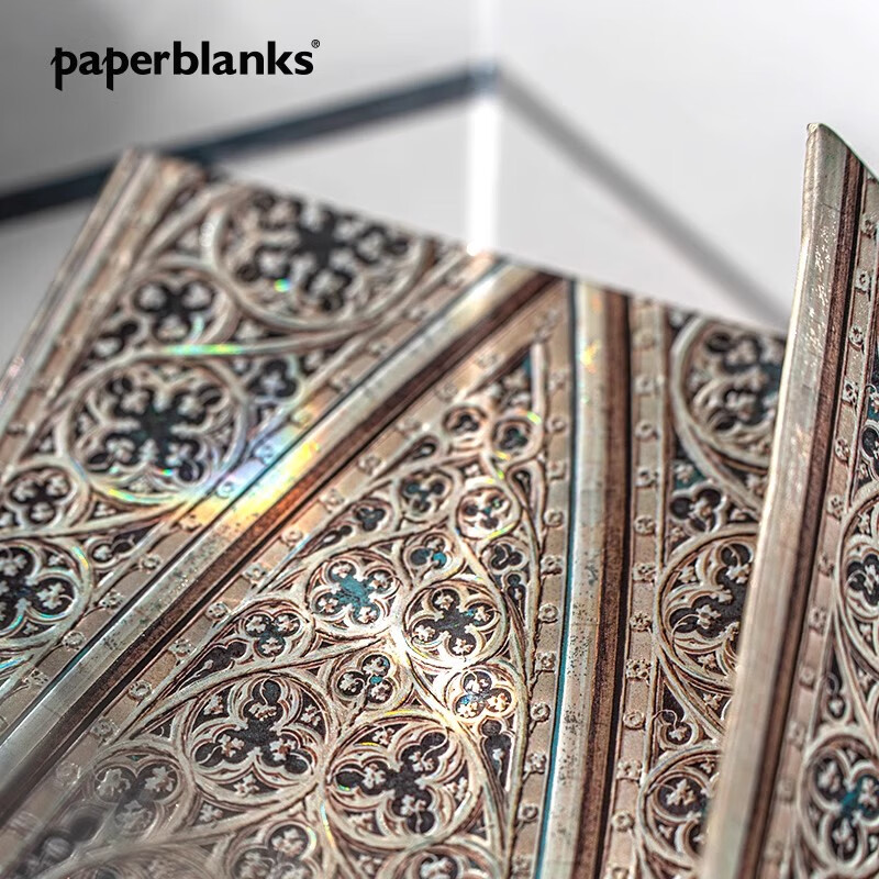 paperblanks佩兰克笔记本本子米兰大教堂文艺精致高档复古记事本日记本学生摘抄本文具礼物礼品 创作灵感礼盒（中本/有线）
