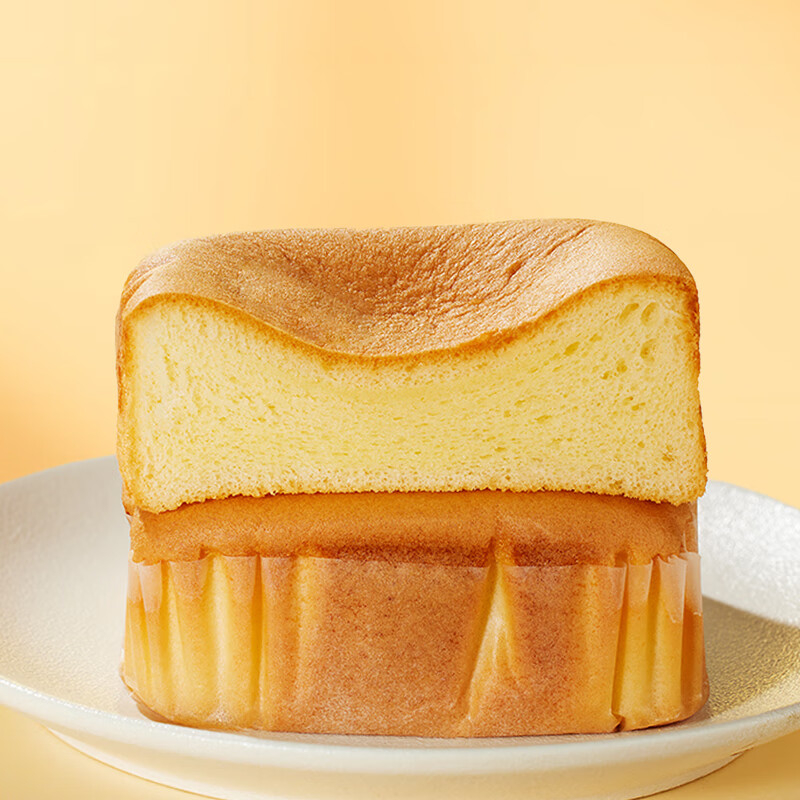 1号会员店 无蔗糖水牛乳嫩蛋糕 600克(10枚)  儿童早餐面包糕点零食