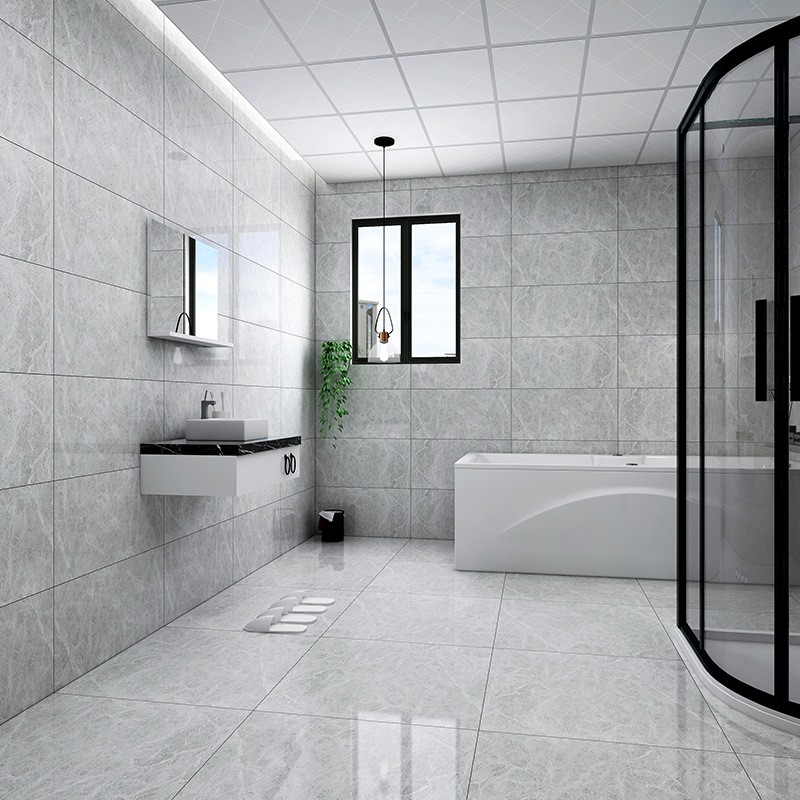 厕所厨房卫生间瓷砖300x600墙砖浴室室内现代简约亮光釉面砖瓷片 1