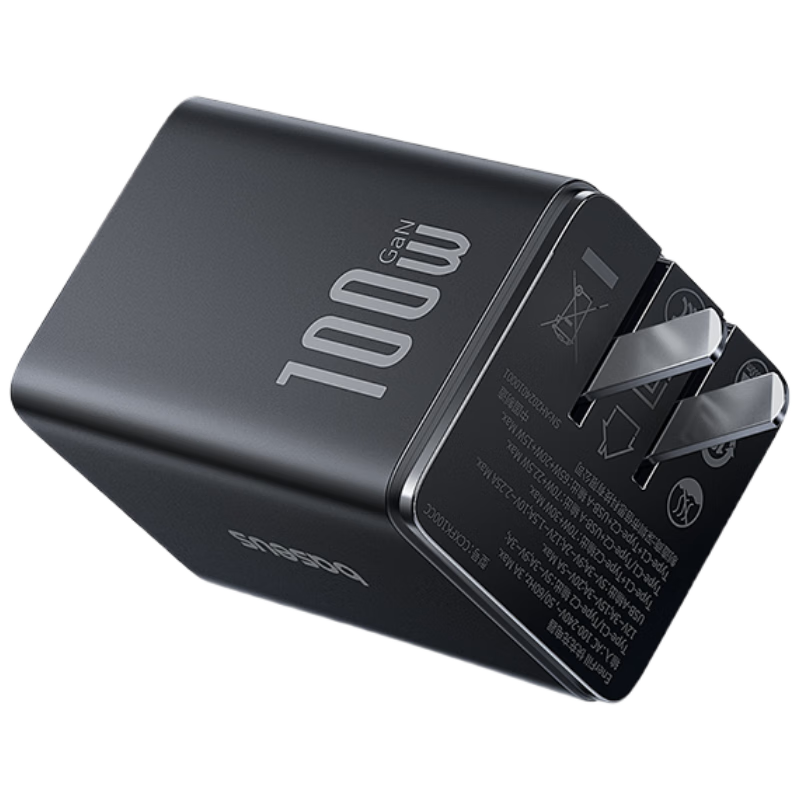 倍思小方块 氮化镓充电器100W 兼容pd65W笔记本电脑Macbook苹果16华为Mate70手机多口Type-C快充头 113元