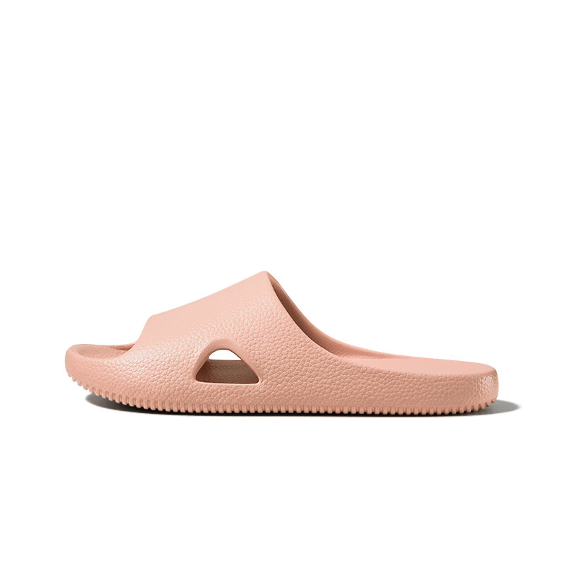 朴西荔木高级感凉拖鞋女士家居室内春夏季浴室洗澡防滑男士拖鞋不臭脚 橡皮粉 39-40 (250mm)