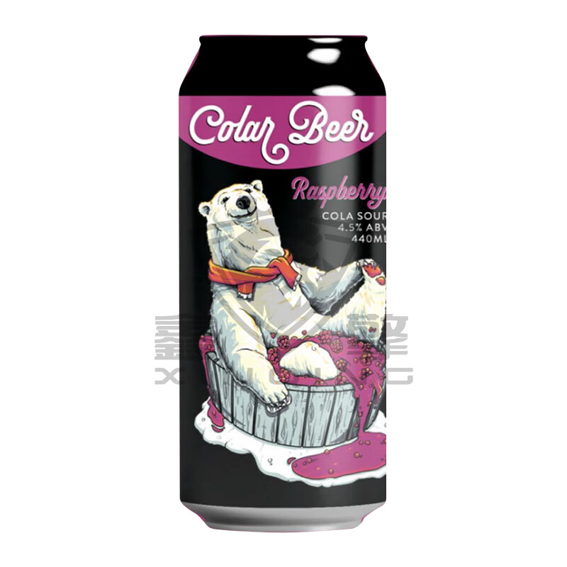 幻视新西兰进口幻视精酿啤酒 酒花救赎西海岸IPA可乐熊酸艾尔啤酒 可乐熊覆盆子可乐酸艾尔 440mL 1罐