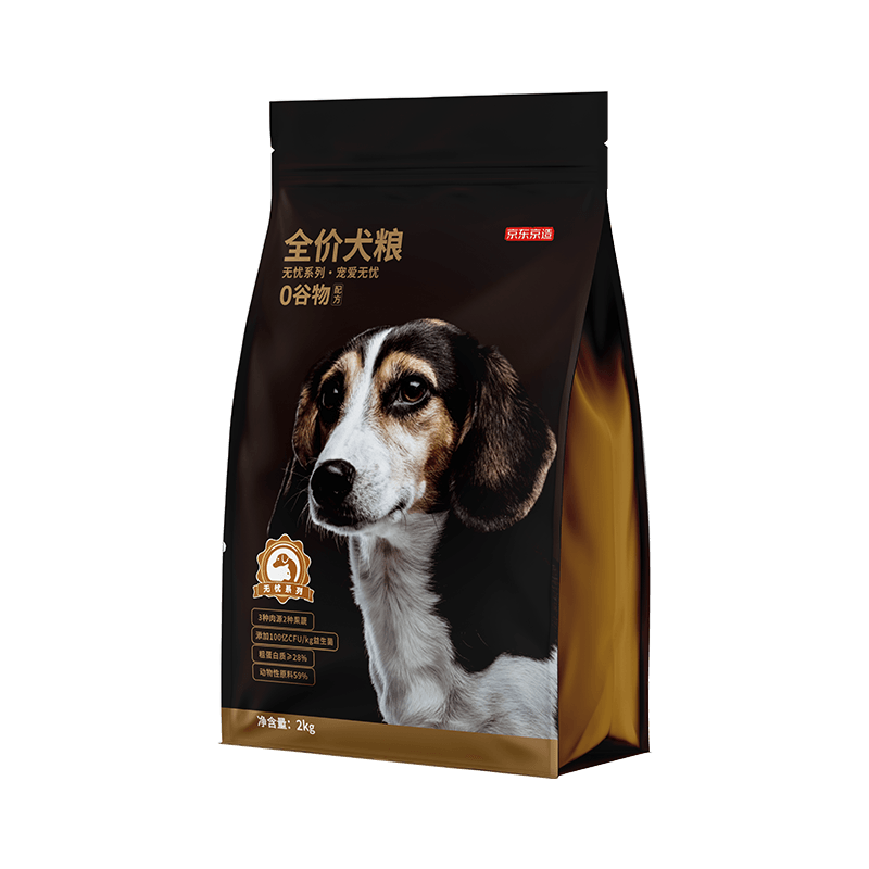 京东京造 全价无谷鸡肉配方狗粮10kg 成犬幼犬通用型金毛贵宾全犬种