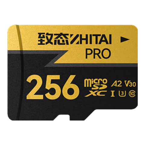 ̬ZhiTai洢 256GB TFMicroSD洢 U3 V30 A2 PROרҵٴ洢 170MB/s 259Ԫ