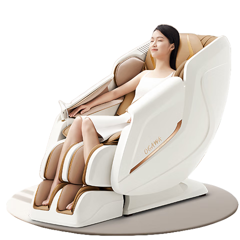 奥佳华（OGAWA）国家补贴按摩椅2025十大品牌家用太空舱智能家电3D机芯双机芯父亲节礼物豪华头等舱7508Pro3.0 丝绒鎏金