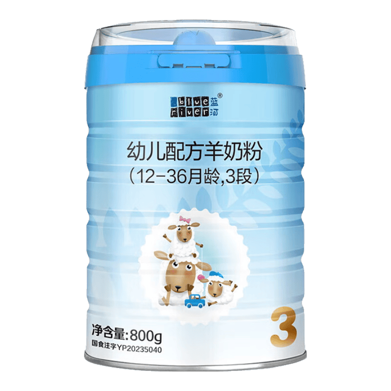 ���ڲ��������ӣ�blue river�������̷�3��Ӥ�׶��䷽�̷ۣ�1~3�꣩800g 3�� 800g*6�� 1928Ԫ