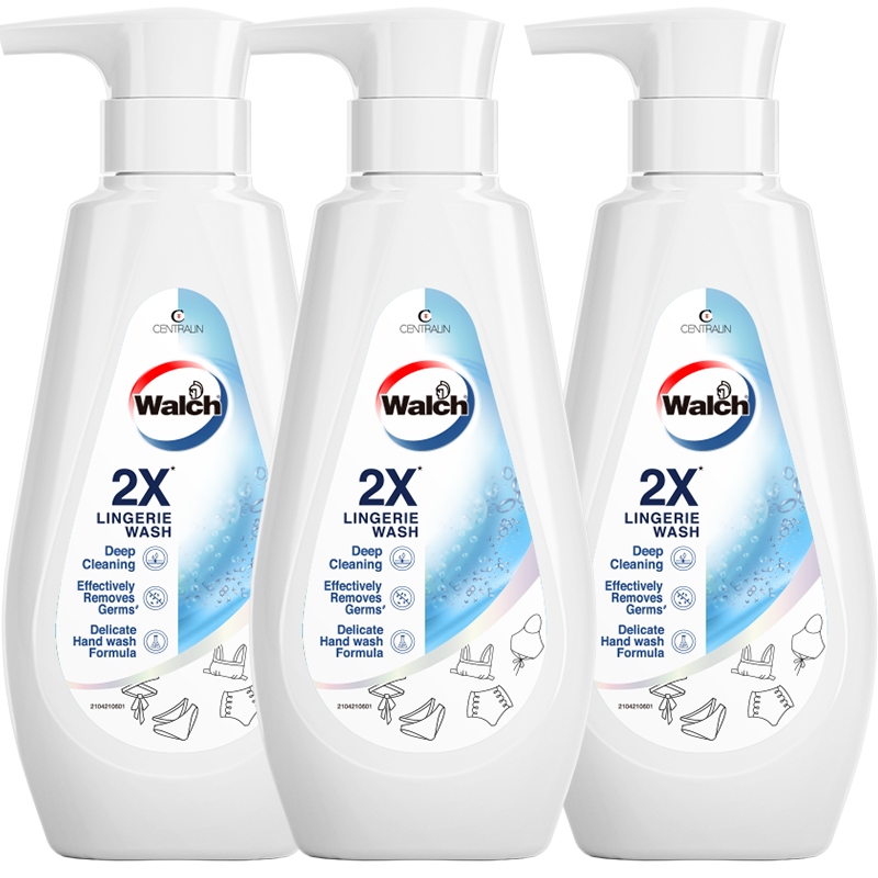 威露士2X除菌内衣净350ml*3瓶 内衣裤专用抑菌洗衣液清洗液