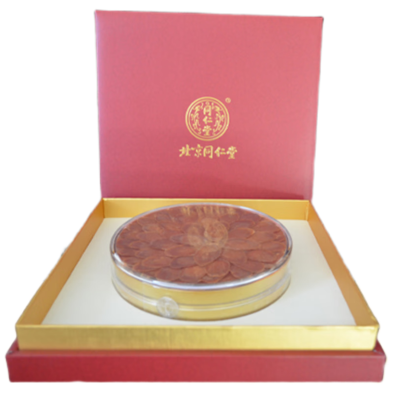 北京同仁堂紅參片100g/盒 大補(bǔ)元?dú)?復(fù)脈固脫 特級紅參禮盒 送長輩領(lǐng)導(dǎo)足齡無糖溫補(bǔ) 藥典標(biāo)準(zhǔn)中藥飲片 