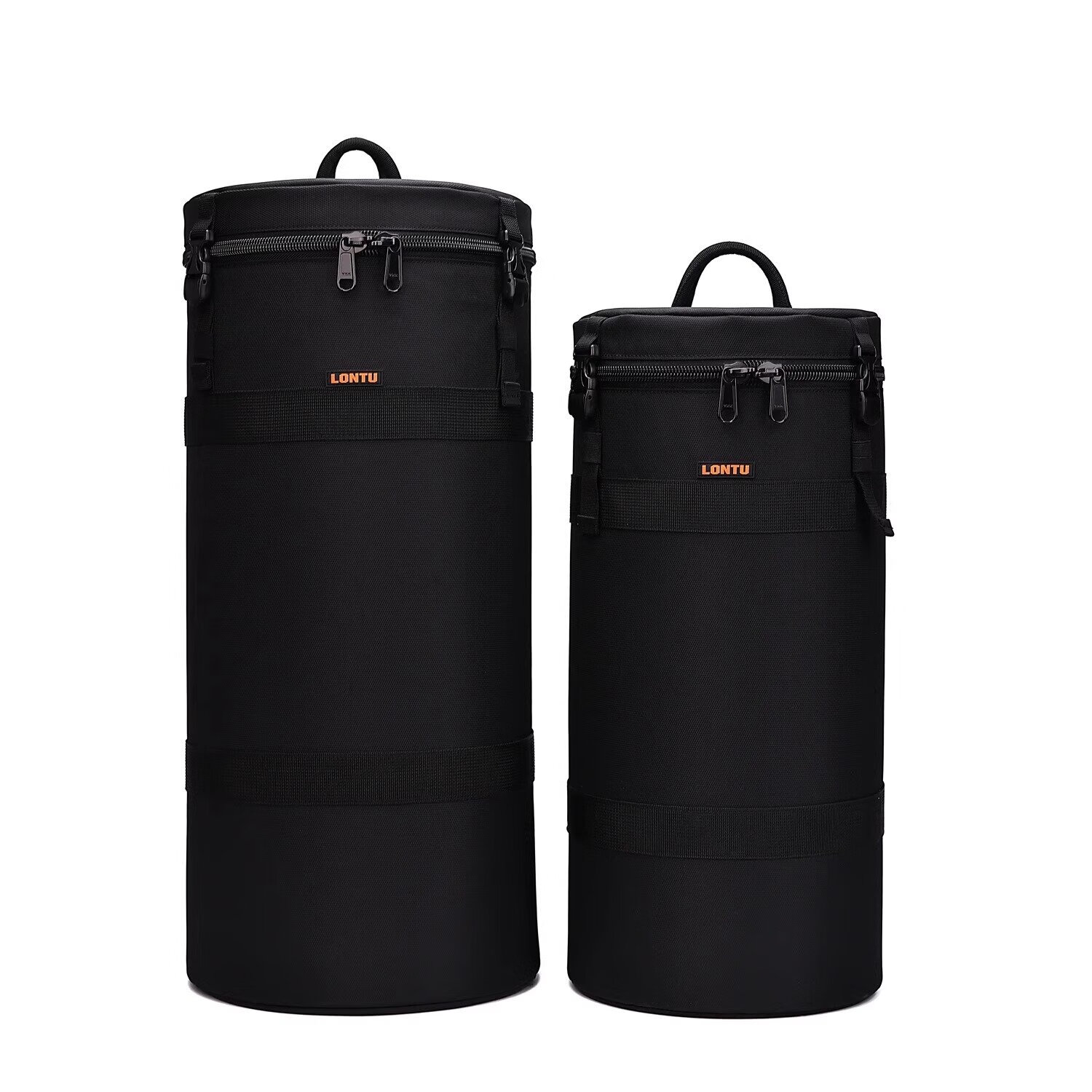 LONTU专业600定长焦镜头筒800打鸟相机内胆保护套400双肩斜跨单摄影包 黑色：RF1200加机器使用