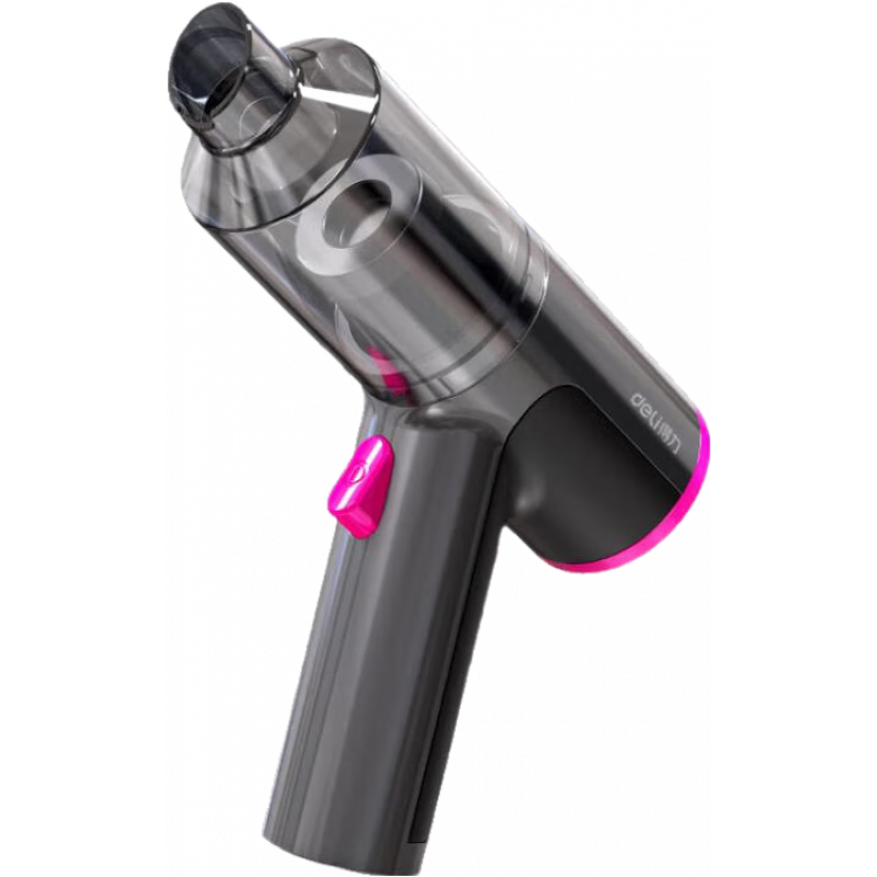 得力（deli）无线车载吸尘器手持车家两用超大功率汽车吸尘桌面键盘除尘清洁 【吸抽吹充四合一】无线-顶配款