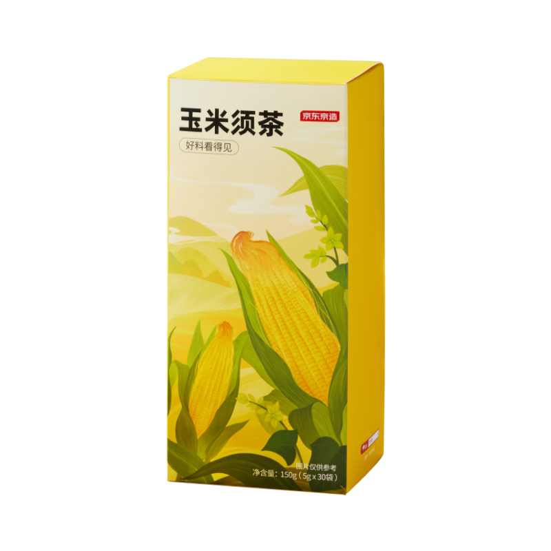 京东京造 玉米须茶150g（5g*30袋）【京东自营】独立包装养生茶高无糖