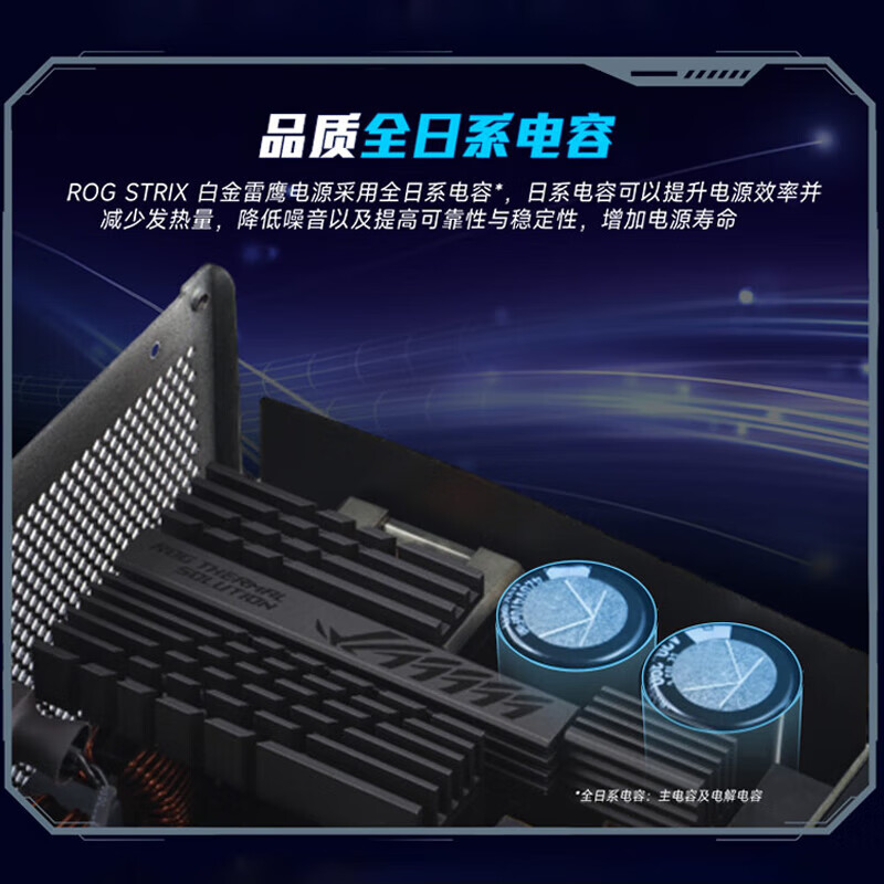 ROG【新品】玩家国度白金雷鹰850/1000/1200W全模组atx台式机电脑电源二代 ROG白金雷鹰1000W+GT502机箱