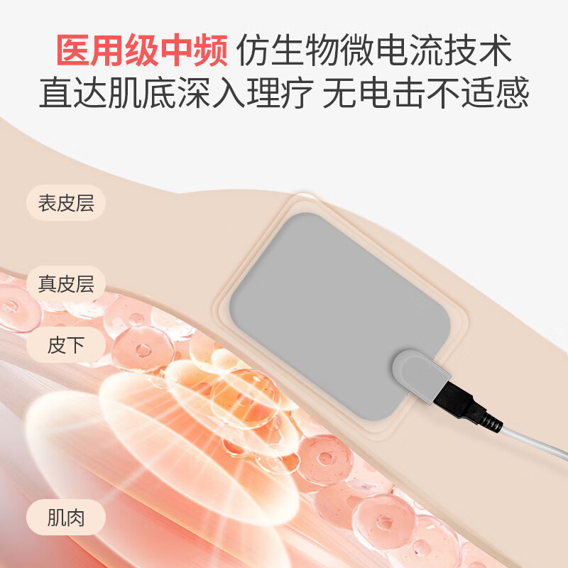 佐盈森电脑中频脉冲电治疗仪医院电疗仪电极贴片家用镇痛煅练肌肉按摩仪 三通道透热医用款橡胶电极片+自粘贴片（哪疼贴哪）