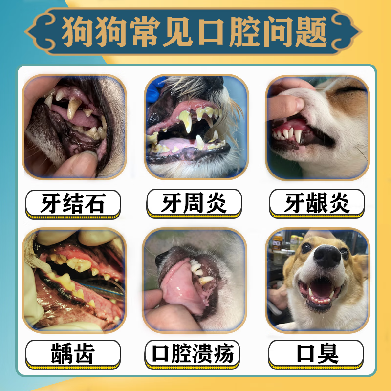 狗狗牙结石去除神器软化清理喷雾剂除口臭牙垢牙齿清洁抑菌清洁剂 1盒【效果好怕不够用】不划算