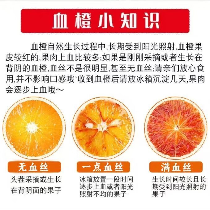 果迎鲜血橙 橙子 净果4.5斤装 新鲜水果 四川塔罗科血橙
