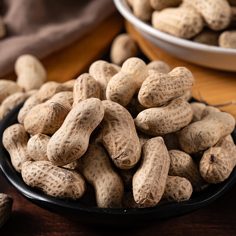 小珍珠花生小粒带壳干花生新鲜花生 源头生态生花生原味带壳花生 小珍珠花生 1000g装