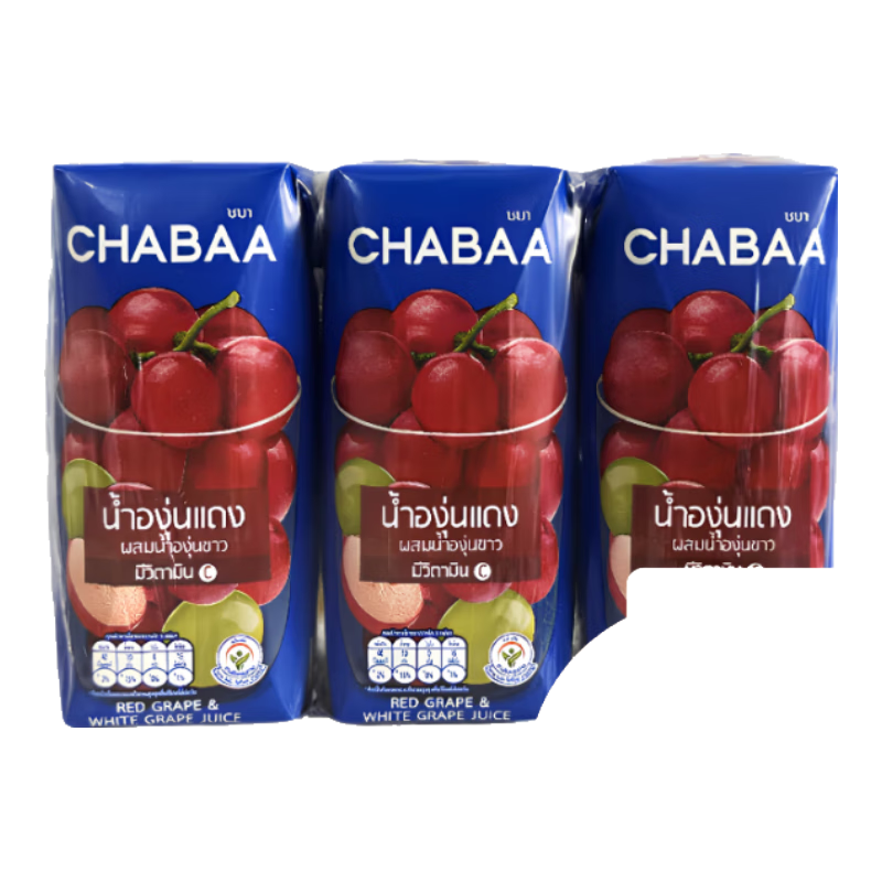 CHABAA �����Ѱ����ѹ�֭���� 180ml*3 ������� 4.8Ԫ