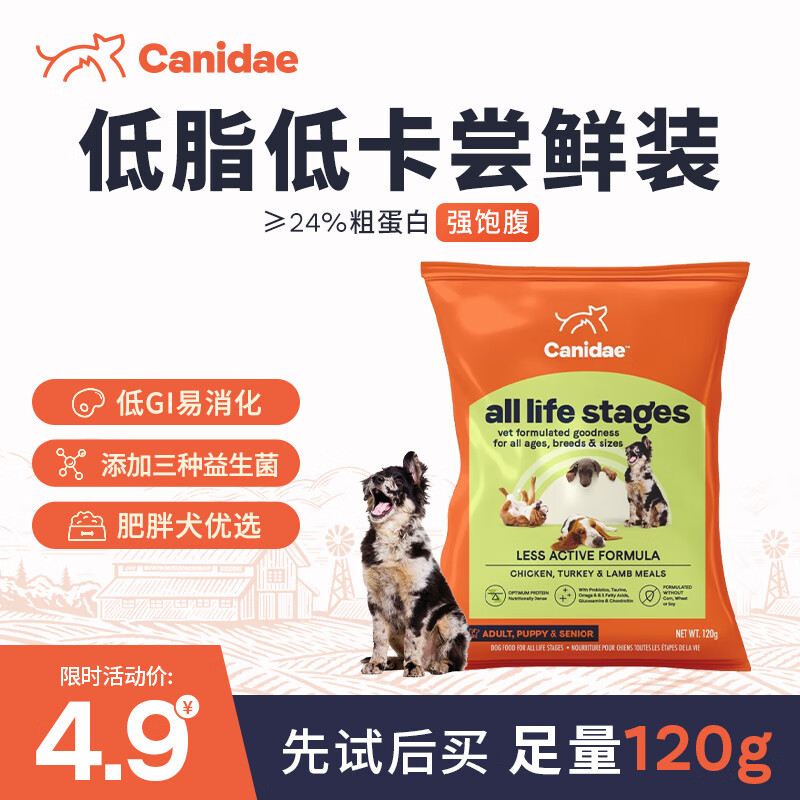 ���ȣ�CANIDAE�� ������֬�Ϳ��������Ȯ�� �������ӱ������䷽������������120g