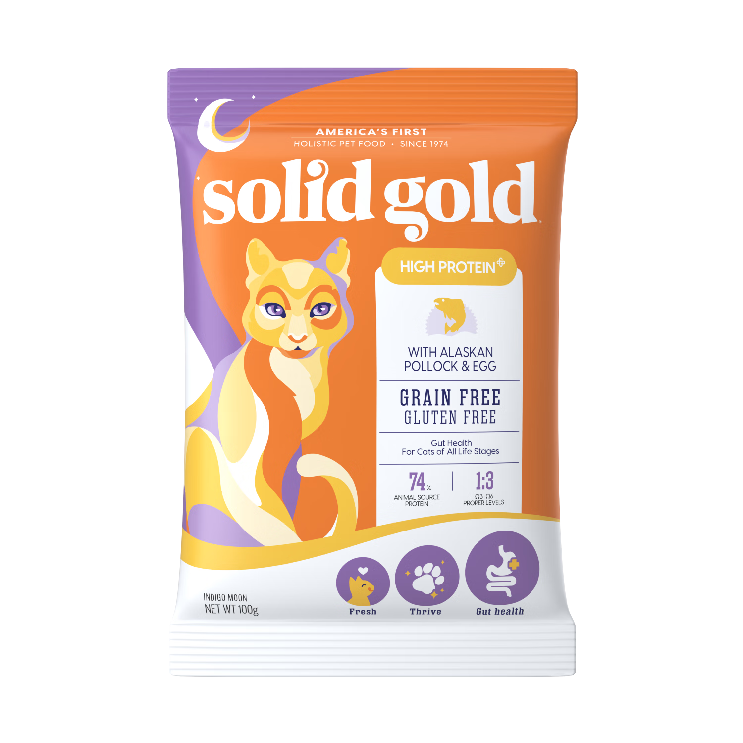 PLUS会员、百亿补贴：SolidGold 素力高 猫咪零食 100g
