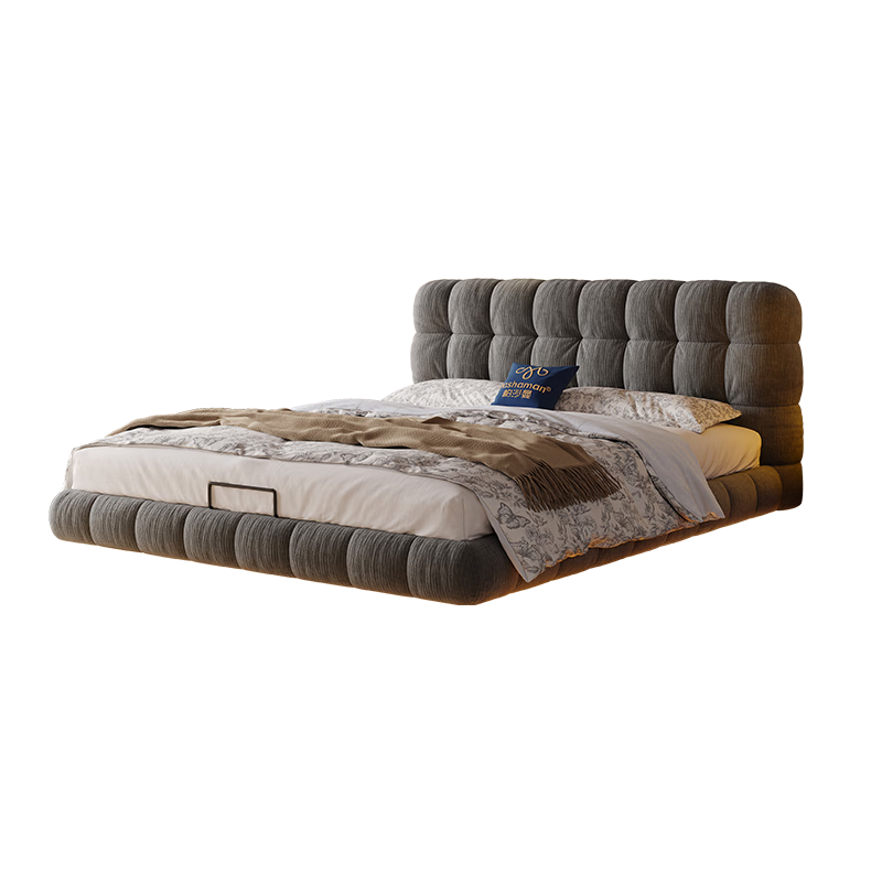 ��ɳ����ܽ���������ŷ�������˫�˴�ѩ������մ������޻��ǻ鴲1210CF ��15CM��ľ������+Z0012���� �����������ṹ:1800mm*2000mm