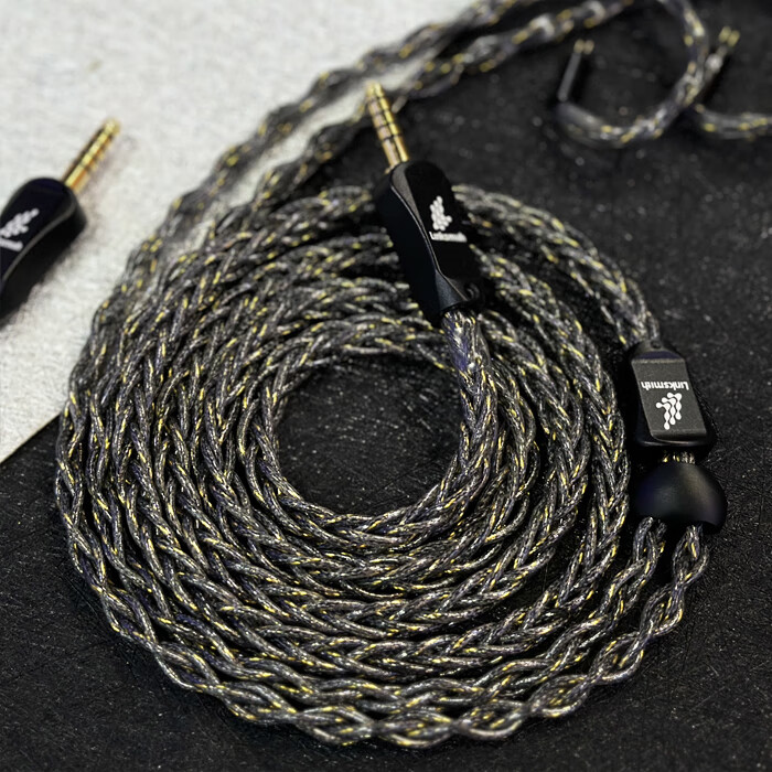 线艺匠黑蠍子(金尾)平衡线耳机升级线 森海IE900/IE600 4.4mm 直型平衡头