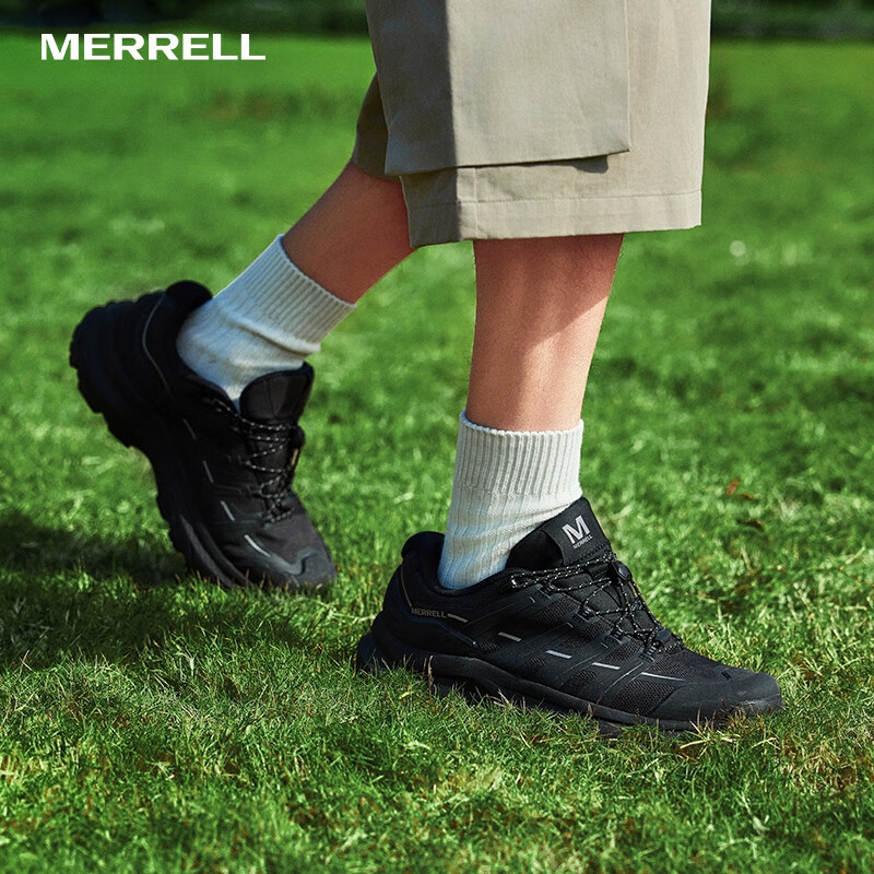 迈乐（Merrell）运动户外徒步鞋FREE STRIDE迈行男女同款登山鞋 MT6325102-01黑色 男女同款 44