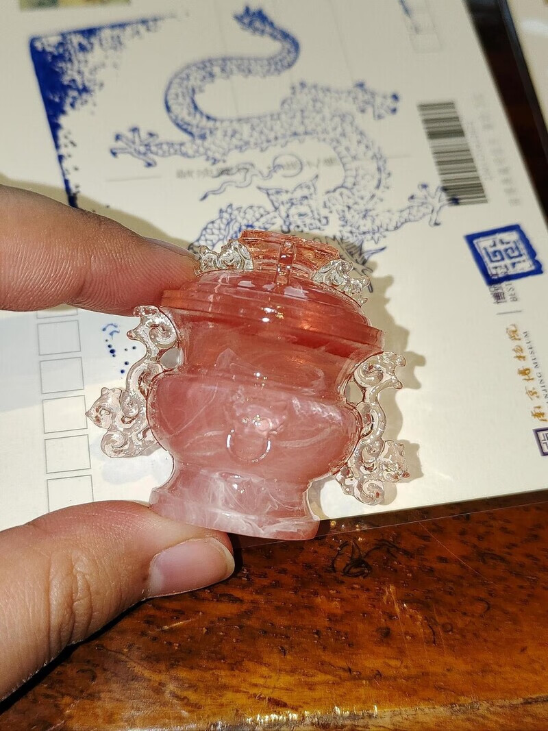 磁吸南京博物馆小粉炉博物院馆文创芙蓉螭耳立体冰箱贴旅游纪念品 小粉炉-芙蓉石蟠螭耳炉【1个】