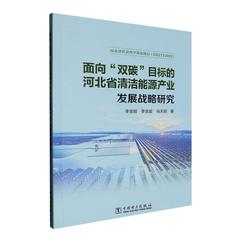 面向“双碳”目标的河北省清洁能源产业发展战略研究李金颖中国电力出版社有限责任公司9787519894